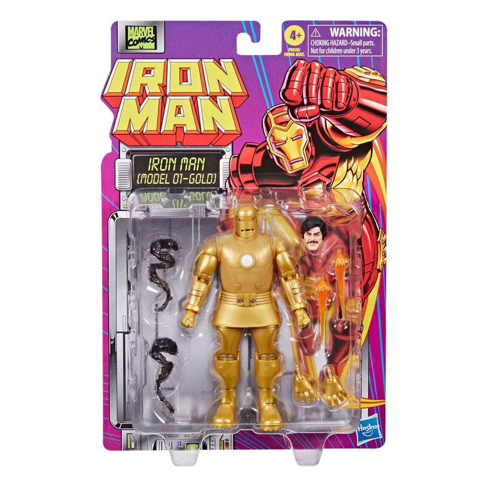 Iron Man Marvel Legends Actionfigur Iron Man (Modell 01-Gold) 15 cm