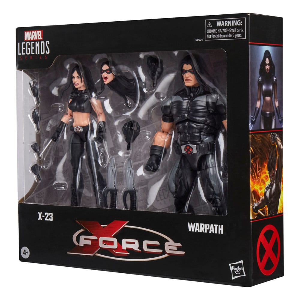 X-Force Marvel Legends Action Figure 2-Pack X-23 & Warpath 15 cm