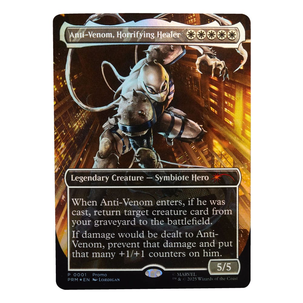 Marvel Legends Magic: The Gathering Action Figure Agent Anti-Venom (plus Exclusive Foil Card) 15 cm