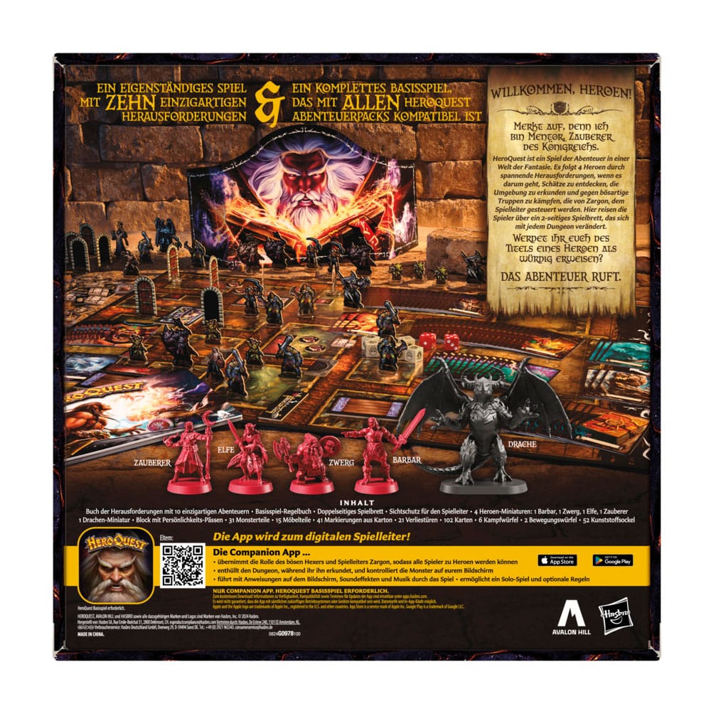 HeroQuest Board Game The Awakening *German Version*