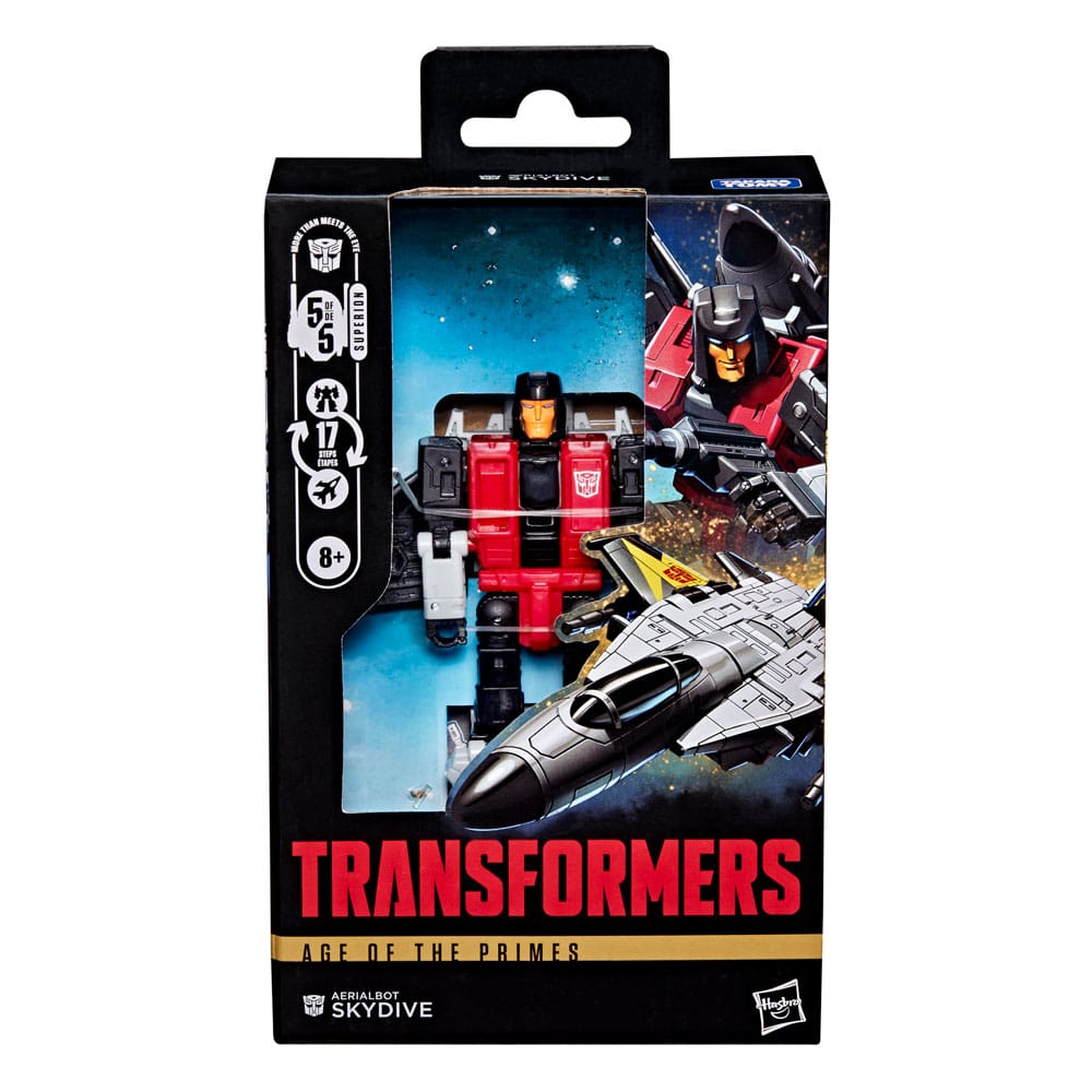 Transformers Age of the Primes Deluxe Class Action Figure Aerialbot Skydive 14 cm