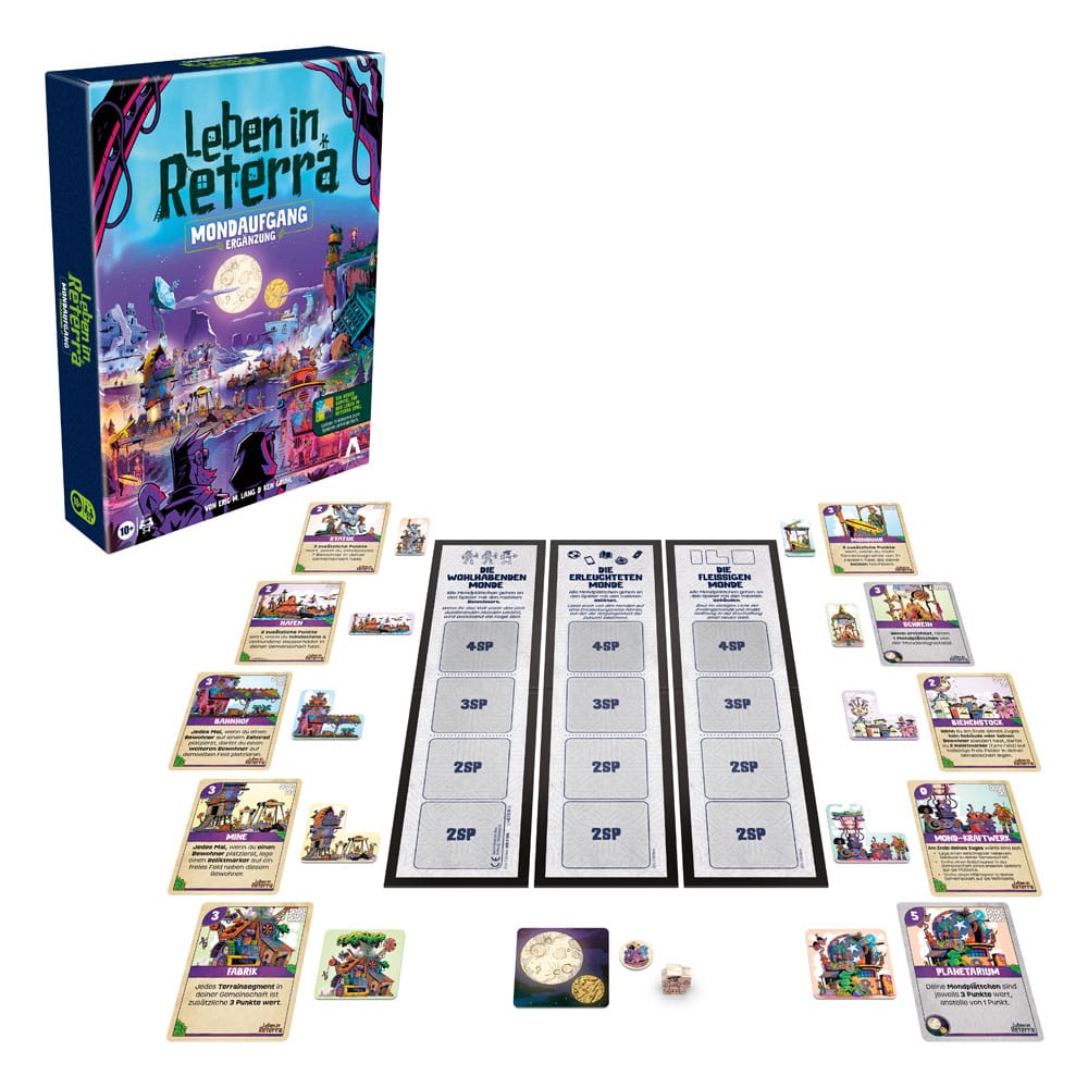 Living in Reterra Board Game Expansion Moonrise *German Version*