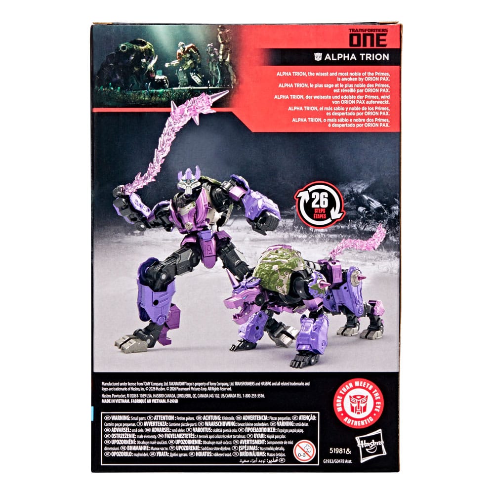 Transformers One Studio Series Voyager Class Action Figure Alpha Trion 16 cm