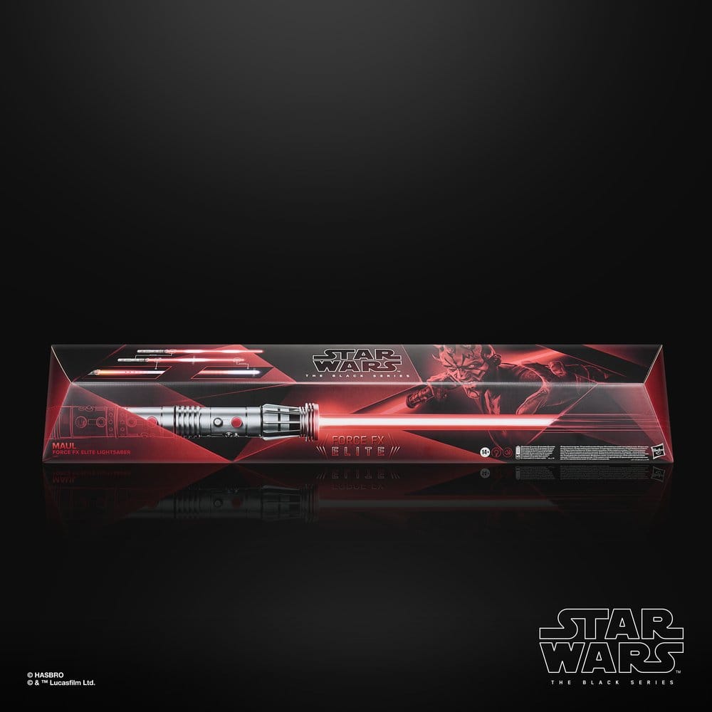 Star Wars: Maul - Shadow Lord Black Series Replica Force FX Elite Lightsaber Maul
