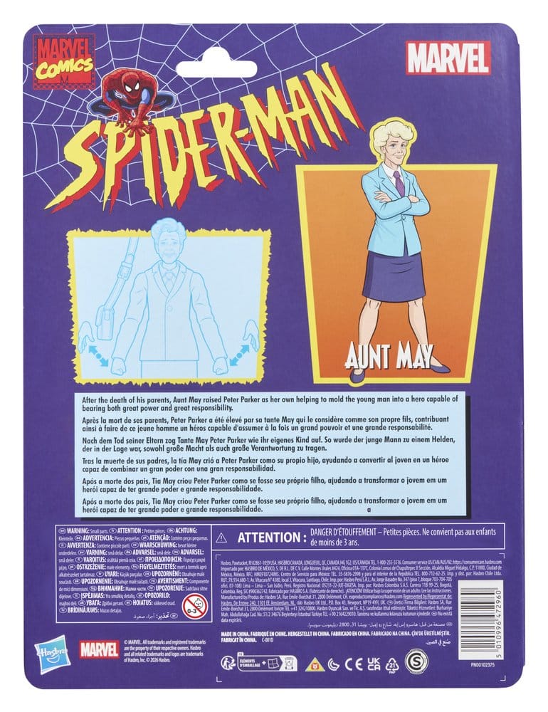 Spider-Man Marvel Legends Action Figure Aunt May 15 cm