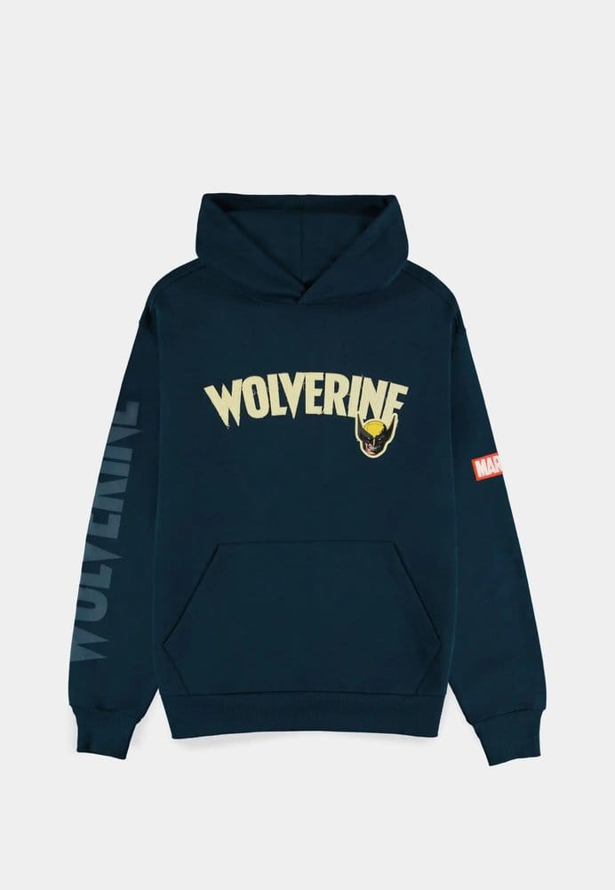 Marvel Hooded Sweater Wolverine Blue Size M