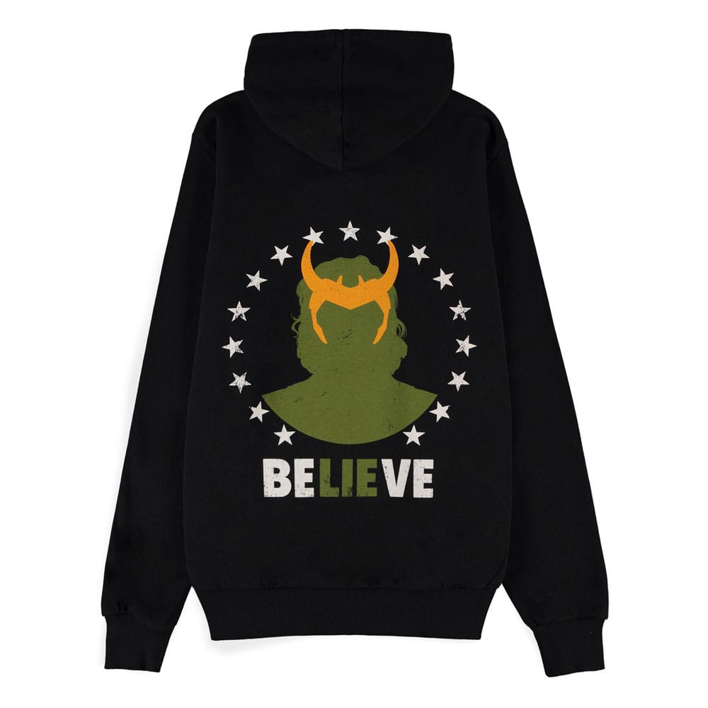 Loki Zipper Hoodie Believe Size M