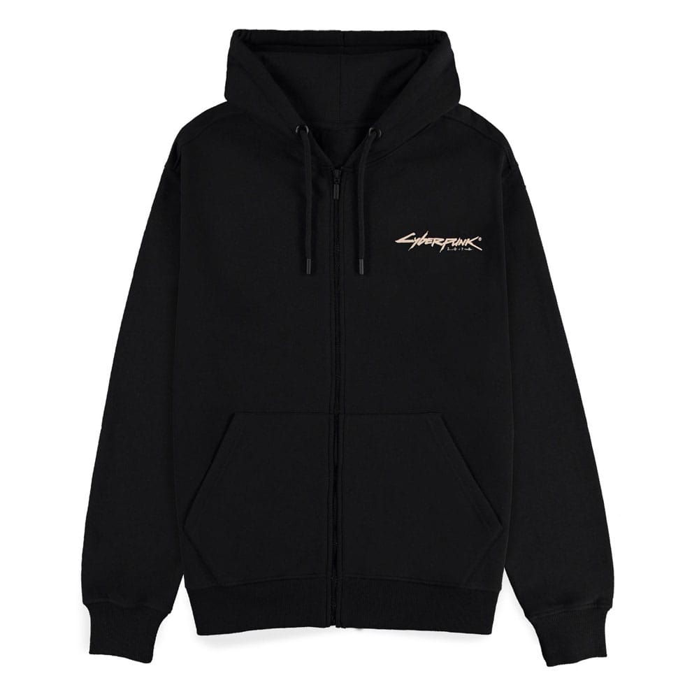 Cyberpunk 2077 Zipper Hoodie Night City Size L