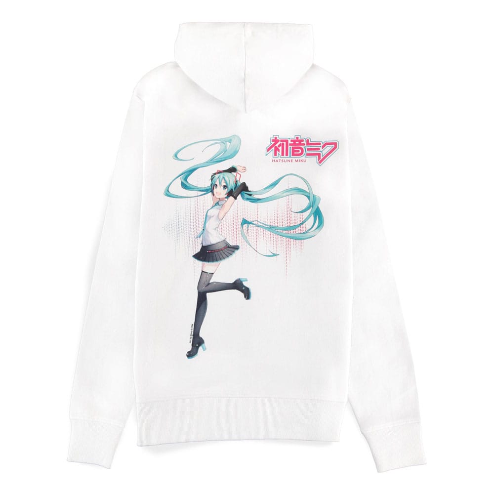 Hatsune Miku Zipper Hoodie White Size XXL