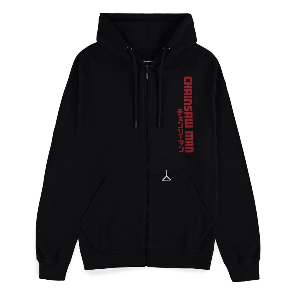 Chainsaw Man Zipper Hoodie Chainsaw Devil Size S