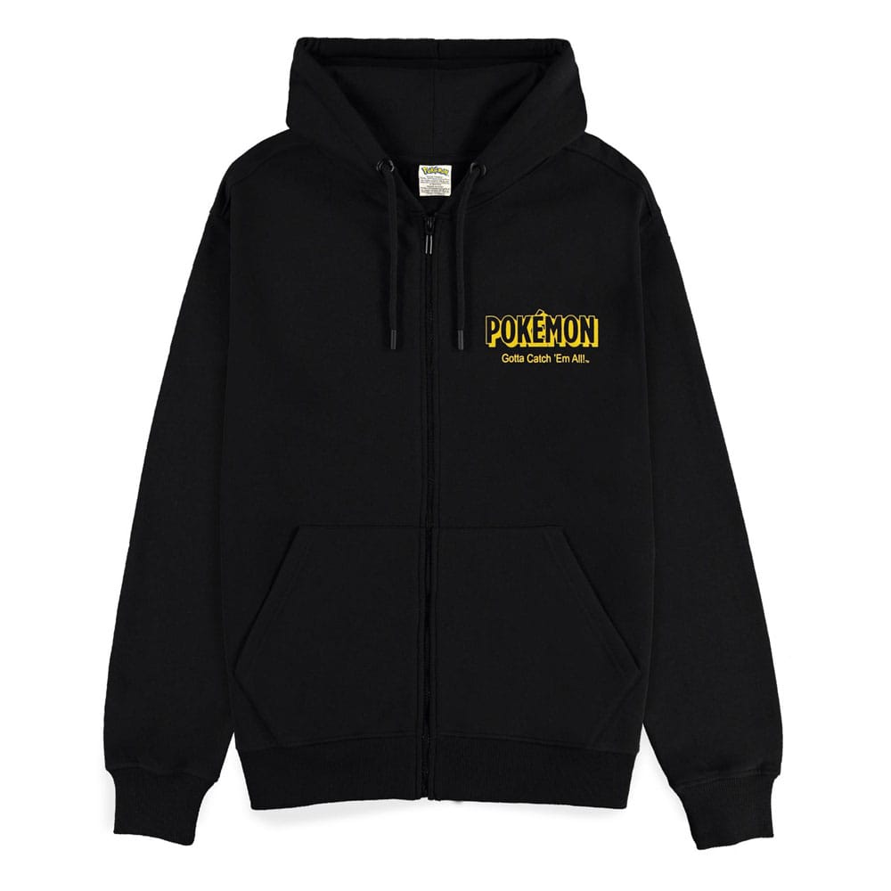Pokémon Zipper Hoodie Pikachu Size M