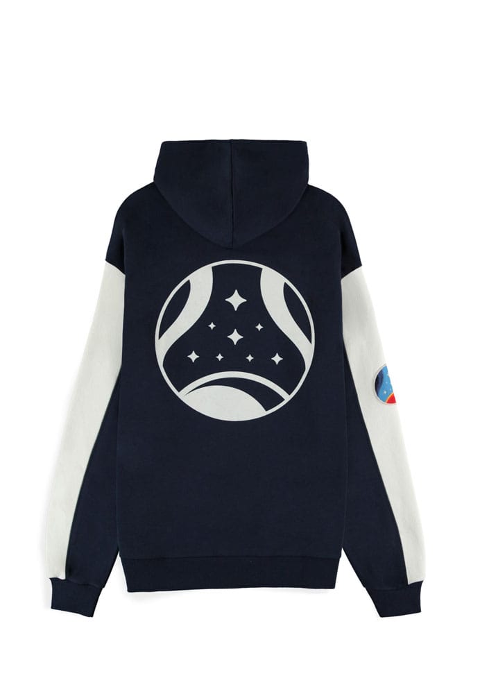 Starfield Zipper Hoodie Monochrome Emblem Size XXL