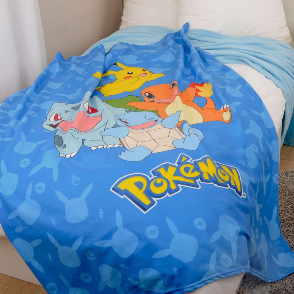 Pokemon Fleecedecke Starter Pokemon 130 x 160 cm
