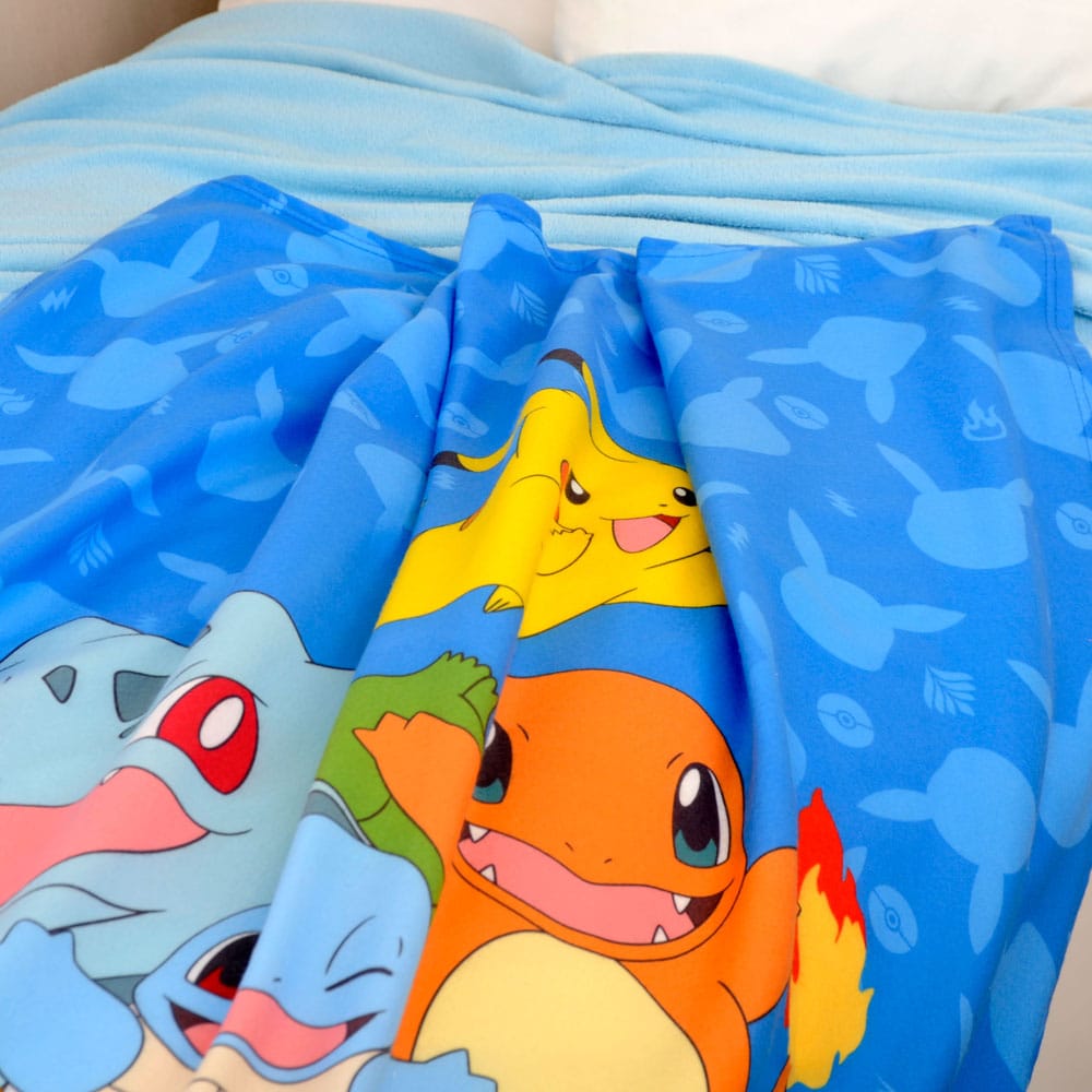 Pokemon Fleecedecke Starter Pokemon 130 x 160 cm