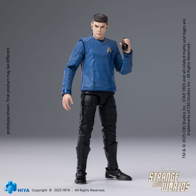 Star Trek Strange New Worlds Exquisite Mini Series  Actionfigur 1/18 Spock 11 cm
