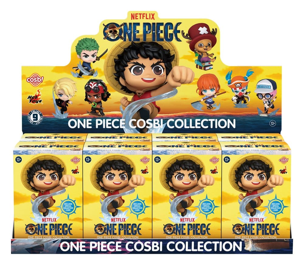 One Piece Cosbi Mini Figures 8 cm Blind Box Display (8)