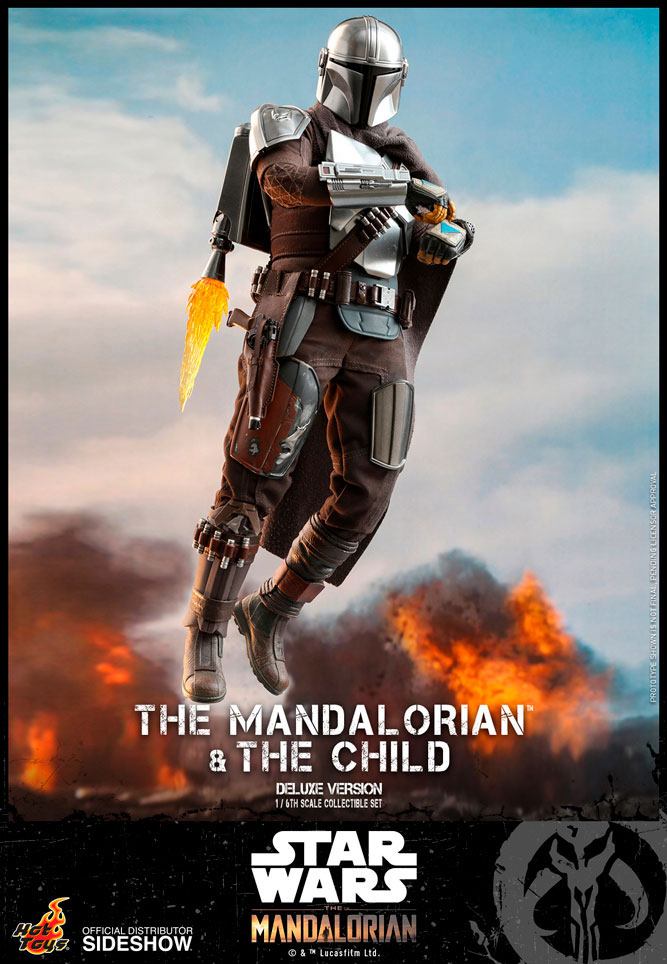 Star Wars The Mandalorian Action Figure 2-Pack 1/6 The Mandalorian &amp; The Child Deluxe 30 cm