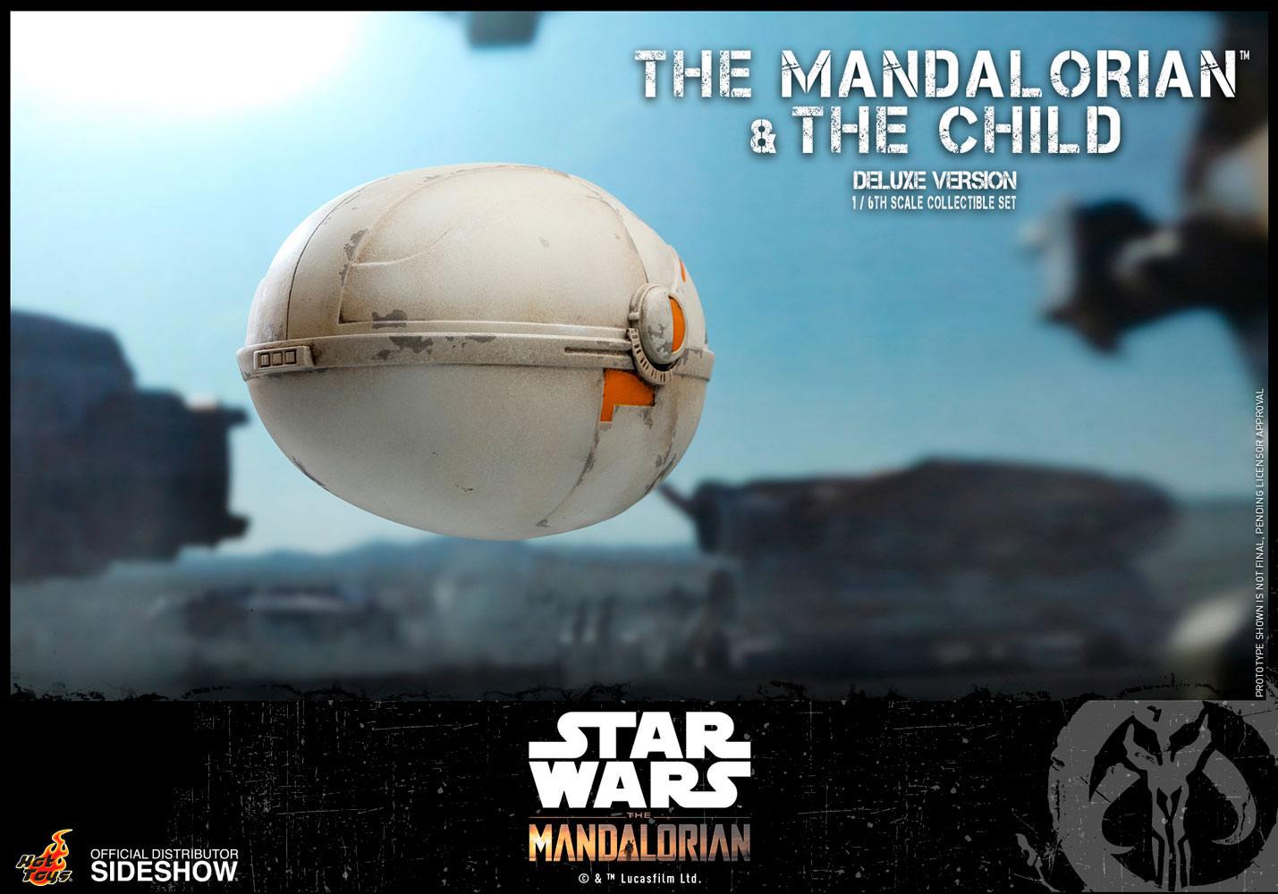 Star Wars The Mandalorian Action Figure 2-Pack 1/6 The Mandalorian &amp; The Child Deluxe 30 cm