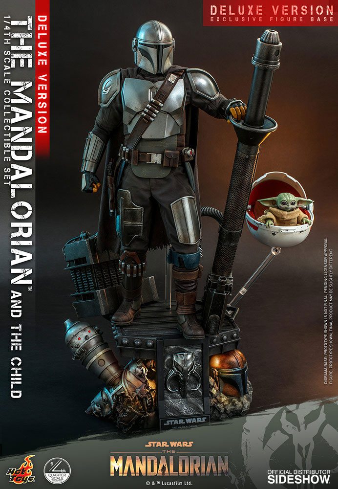 Star Wars The Mandalorian Action Figure 2-Pack 1/4 The Mandalorian & The Child Deluxe 46 cm