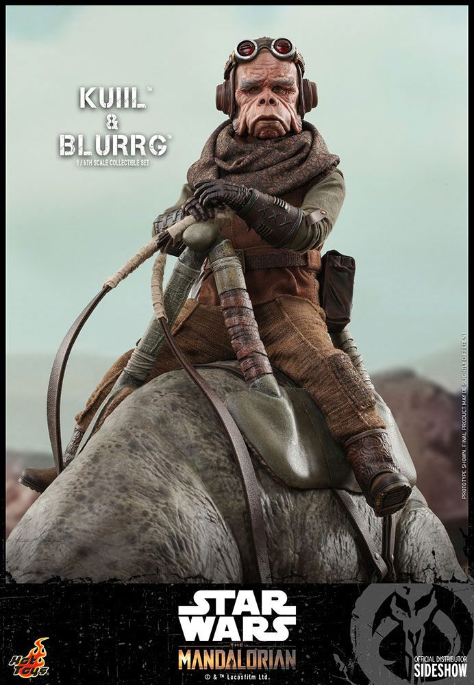 Star Wars The Mandalorian Actionfigur 2er-Pack 1/6 Kuiil &amp; Blurrg 37 cm