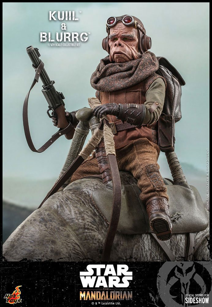 Star Wars The Mandalorian Actionfigur 2er-Pack 1/6 Kuiil &amp; Blurrg 37 cm
