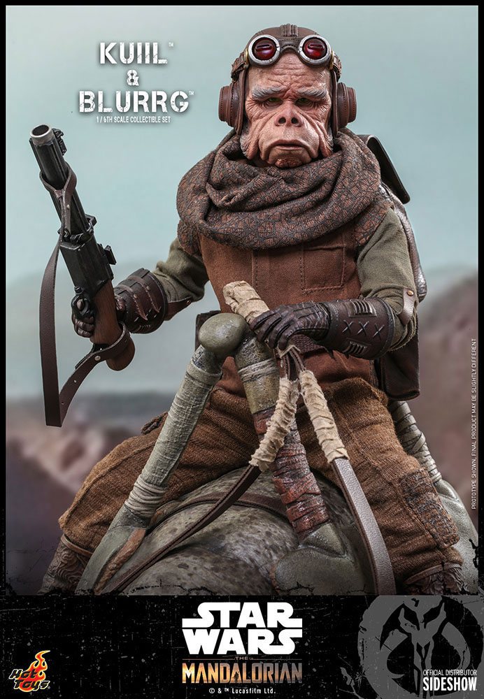 Star Wars The Mandalorian Actionfigur 2er-Pack 1/6 Kuiil &amp; Blurrg 37 cm