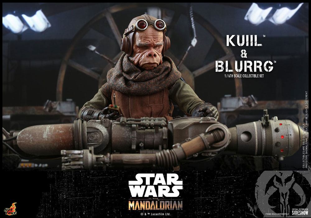 Star Wars The Mandalorian Actionfigur 2er-Pack 1/6 Kuiil &amp; Blurrg 37 cm