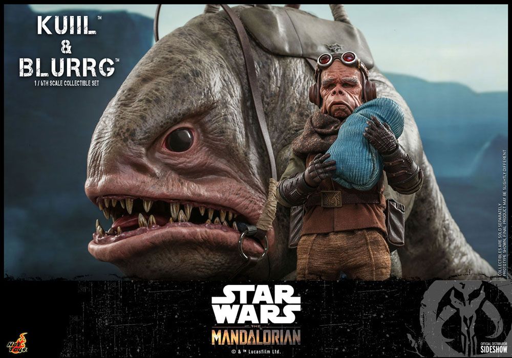 Star Wars The Mandalorian Actionfigur 2er-Pack 1/6 Kuiil &amp; Blurrg 37 cm