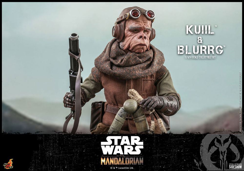 Star Wars The Mandalorian Actionfigur 2er-Pack 1/6 Kuiil &amp; Blurrg 37 cm