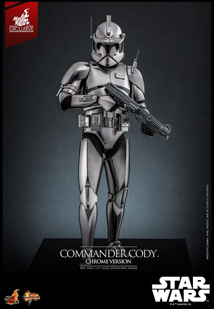 Star Wars Movie Masterpiece Actionfigur 1/6 Commander Cody (Chrome Version) Hot Toys Exclusive 30 cm