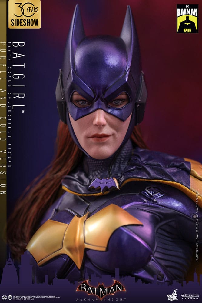 Batman Arkham Knight Videogame Masterpiece Action Figure 1/6 Batgirl (Purple and Gold Version) Exclusive 30 cm