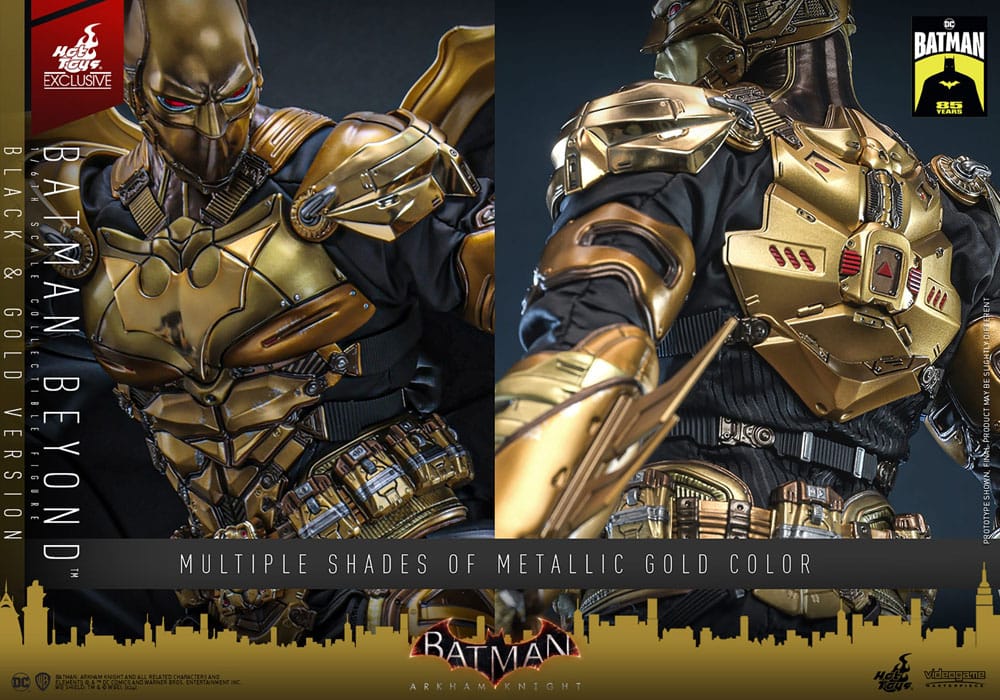 Batman: Arkham Knight Videogame Masterpiece Action Figure 1/6 Batman Beyond (Black & Gold Version) 32 cm