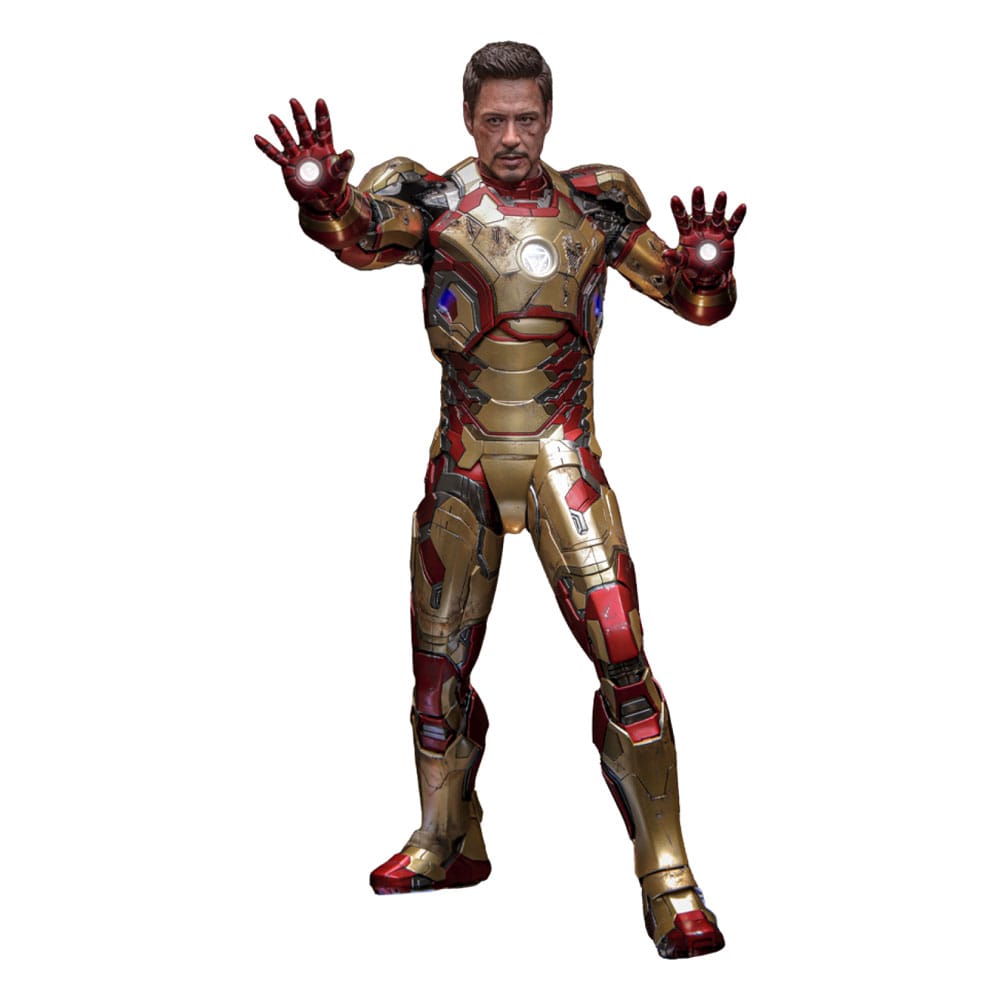 Iron Man 3 Movie Masterpiece Diecast Action Figure 1/6 Iron Man Mark XLII (2.0) Deluxe 32 cm