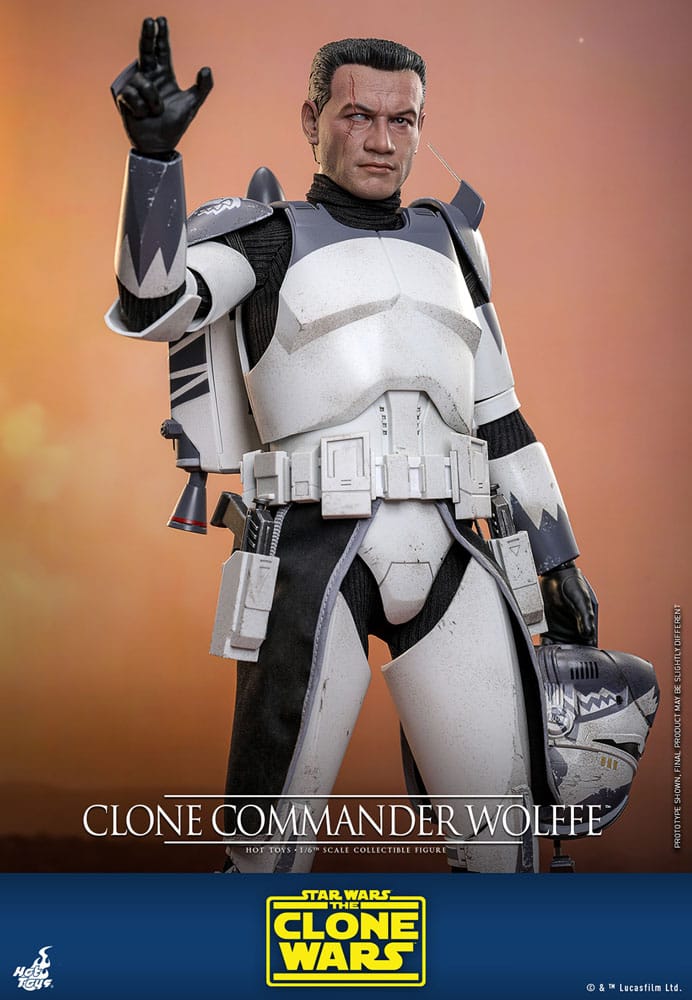 Star Wars: The Clone Wars Action Figure 1/6 Clone Commander Wolffe 30 cm