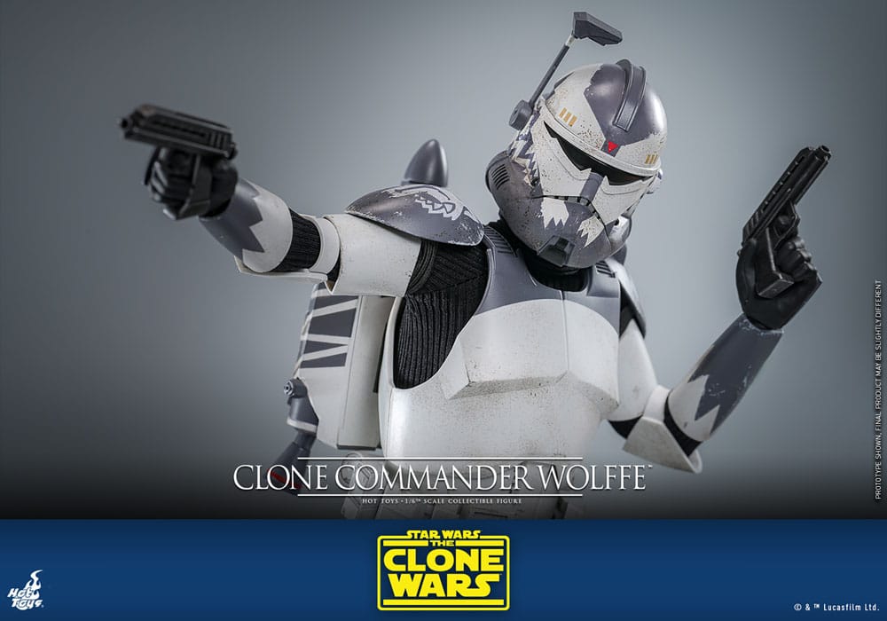 Star Wars: The Clone Wars Action Figure 1/6 Clone Commander Wolffe 30 cm