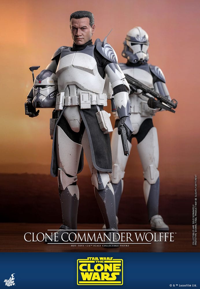 Star Wars: The Clone Wars Action Figure 1/6 Clone Commander Wolffe 30 cm