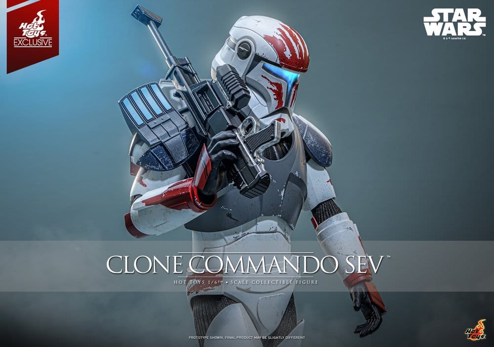 Star Wars: The Clone Wars Television Masterpiece Action Figure 1/6 Clone Commando Sev (Hot Toys Exclusive) 30 cm