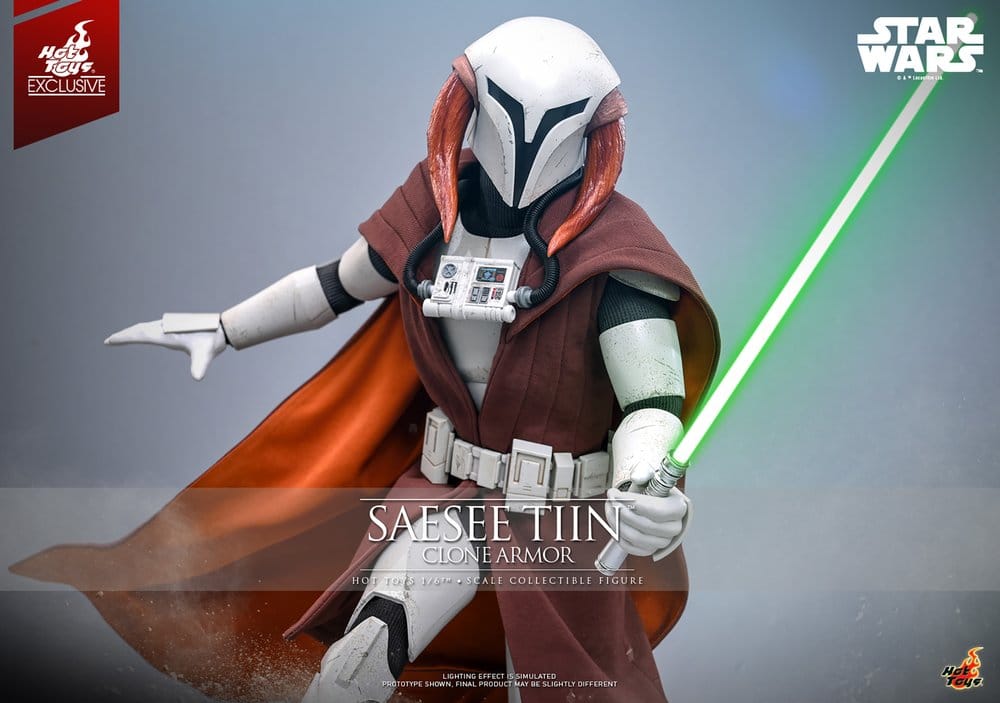 Star Wars: The Clone Wars Television Masterpiece Action Figure 1/6 Saesee Tiin (Clone Armor) (Hot Toys Exclusive) 32 cm