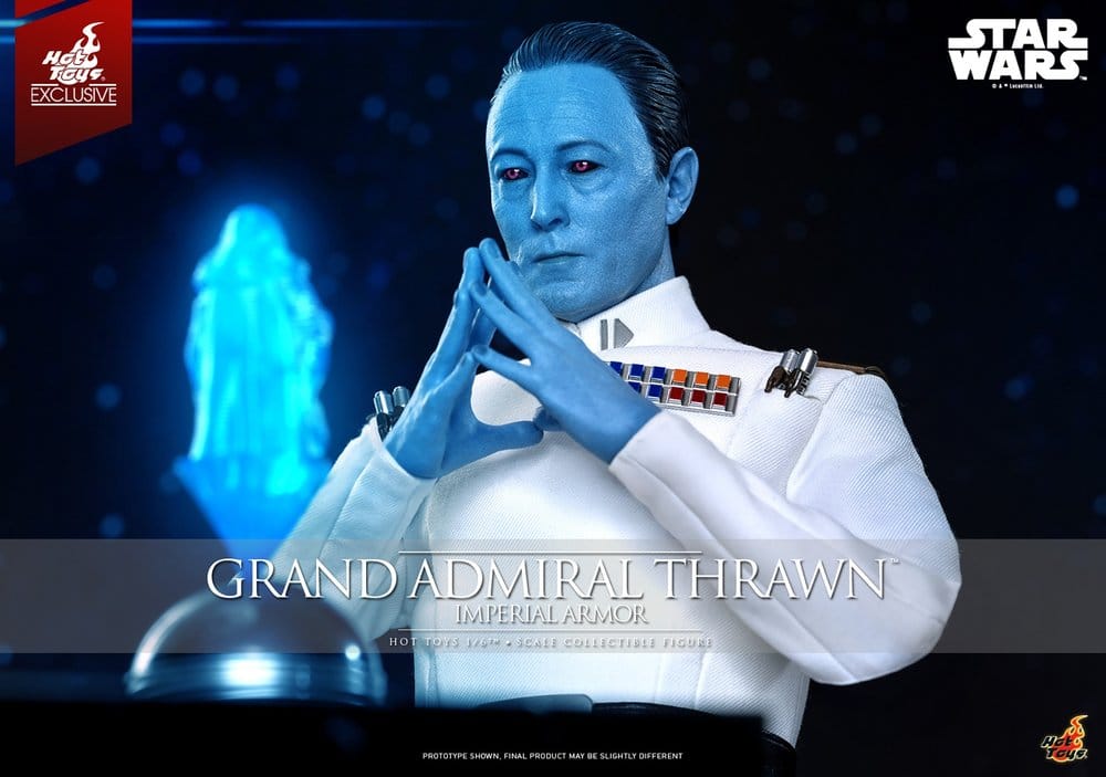 Star Wars: Rebels Television Masterpiece Action Figure 1/6 Grand Admiral Thrawn (Imperial Armor) Hot Toys Exclusive 32 cm