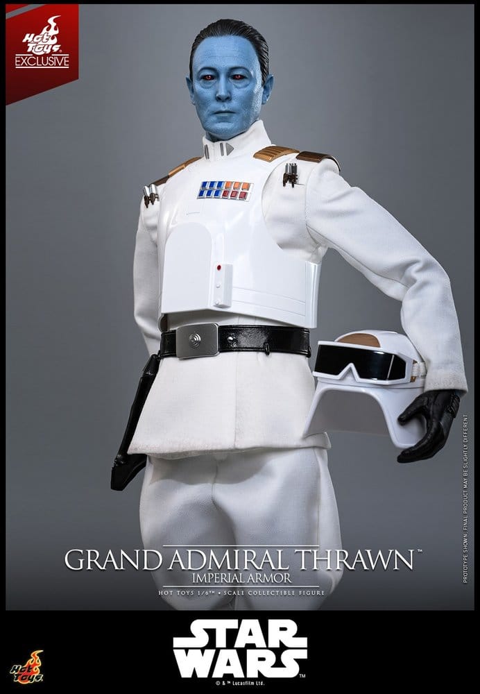 Star Wars: Rebels Television Masterpiece Action Figure 1/6 Grand Admiral Thrawn (Imperial Armor) Hot Toys Exclusive 32 cm