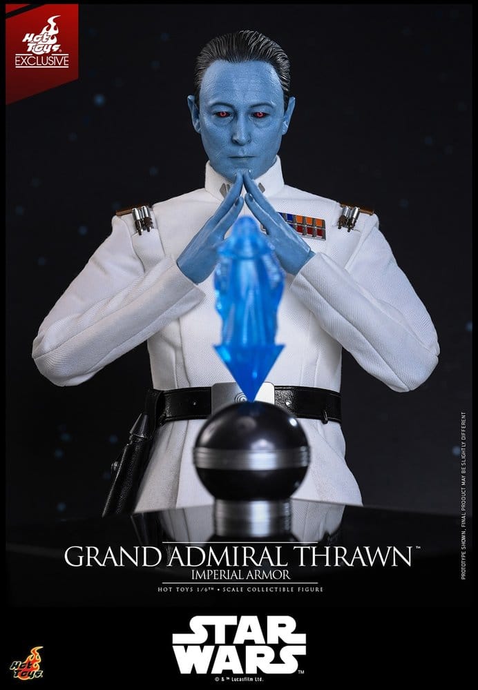 Star Wars: Rebels Television Masterpiece Action Figure 1/6 Grand Admiral Thrawn (Imperial Armor) Hot Toys Exclusive 32 cm