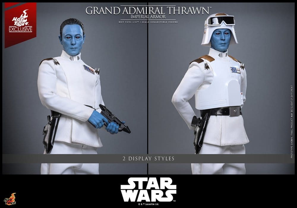 Star Wars: Rebels Television Masterpiece Action Figure 1/6 Grand Admiral Thrawn (Imperial Armor) Hot Toys Exclusive 32 cm