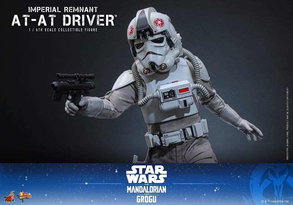 Star Wars Movie Masterpiece Action Figure 1/6 Imperial Remnant AT-AT Driver 30 cm