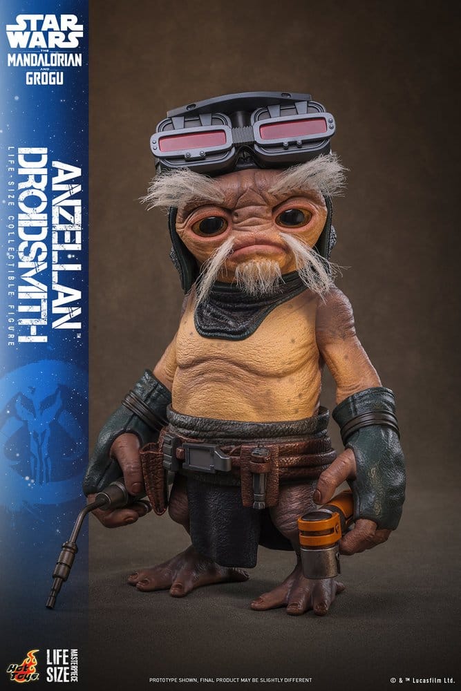 Star Wars: The Mandalorian & Grogu Life-Size Figure Anzellan Droidsmith 27 cm