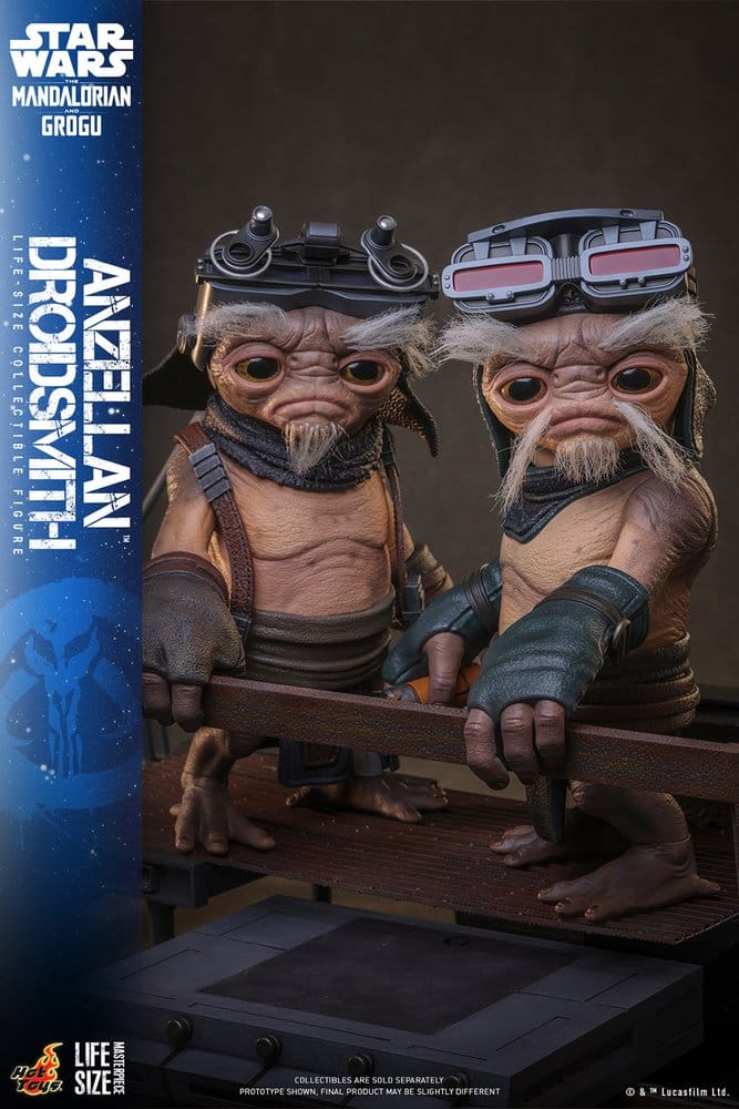 Star Wars: The Mandalorian & Grogu Life-Size Figure Anzellan Droidsmith 27 cm
