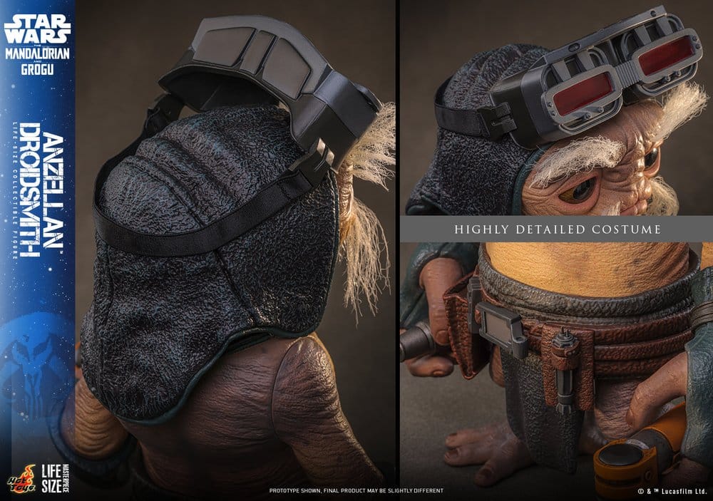 Star Wars: The Mandalorian & Grogu Life-Size Figure Anzellan Droidsmith 27 cm