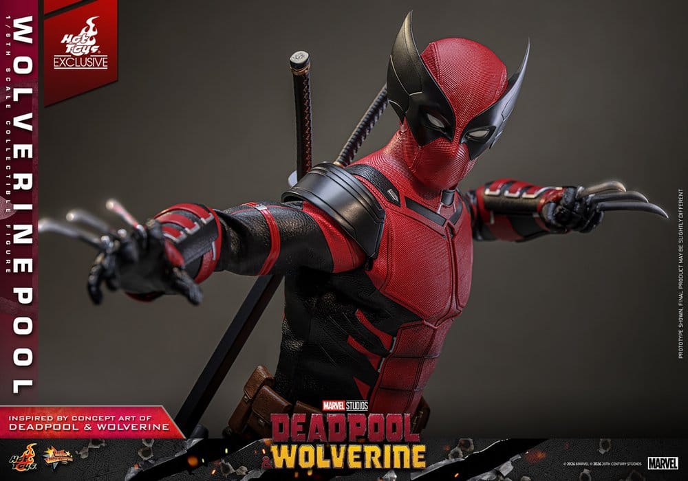 Deadpool & Wolverine Movie Masterpiece Action Figure 1/6 Wolverinepool Hot Toys Exclusive 31 cm