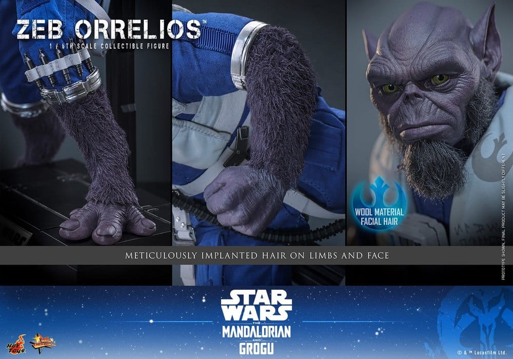 Star Wars Movie Masterpiece Action Figure 1/6 Zeb Orrelios 33 cm