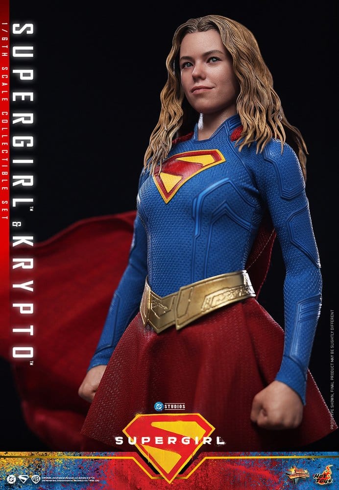 DC Comics Movie Masterpiece Action Figure Set Supergirl & Krypto 28 cm