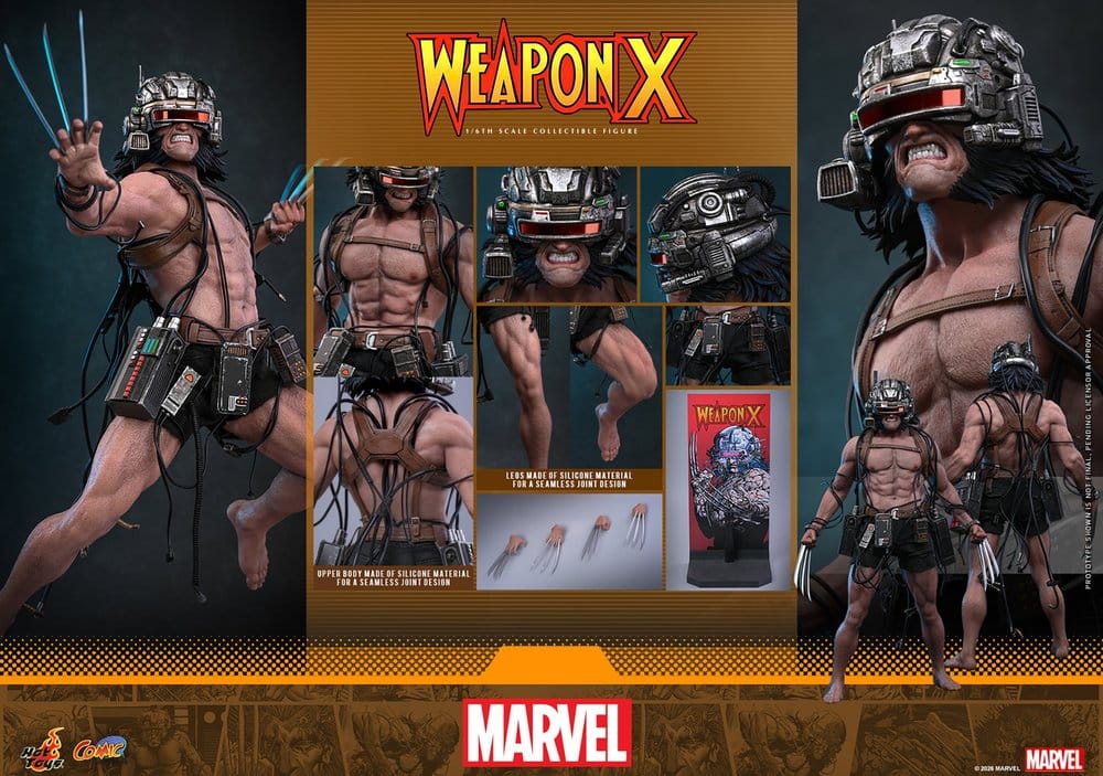 Marvel Comic Masterpiece Action Figure 1/6 Weapon X 31 cm